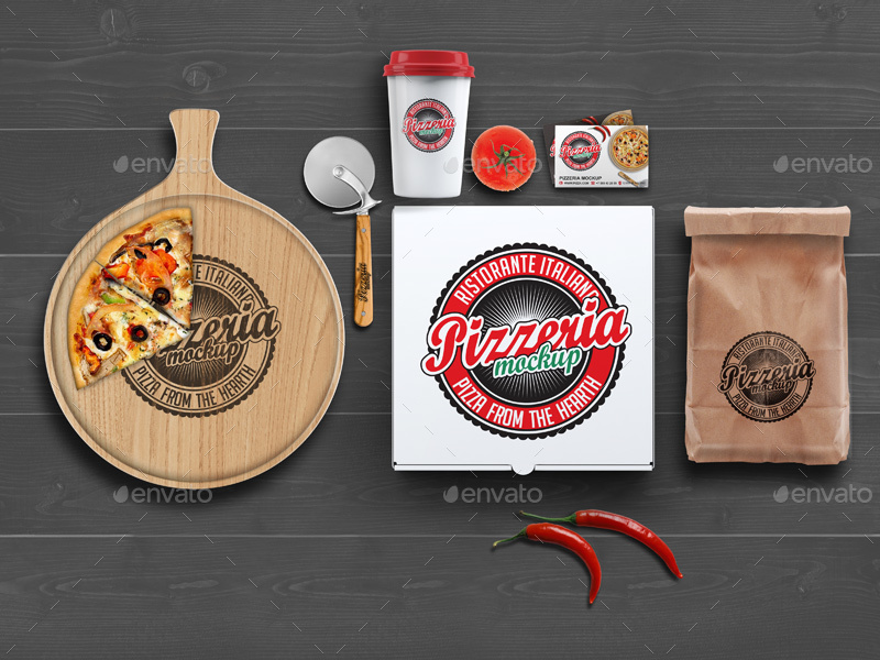 Leather stamping logo mockup #2. 70 Best Restaurant Branding Mockup Templates Graphic Design Resources