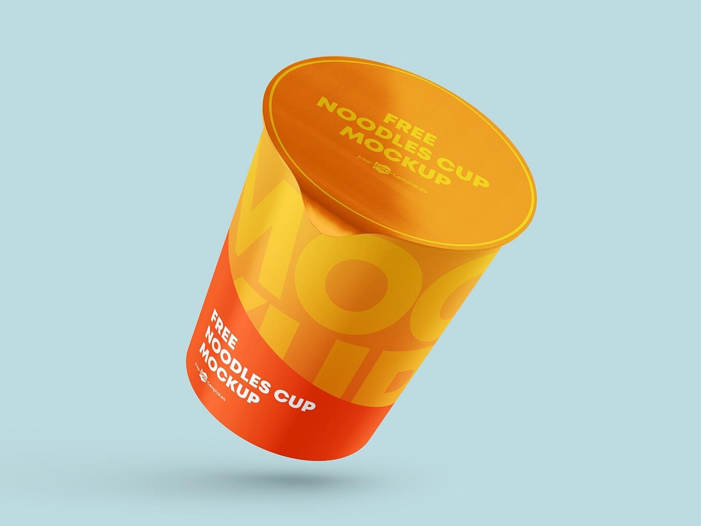 You can even change the icon, gradient and opacity of the logo. Free Noodles Yogurt Peel Off Lid Cup Mockup Psd Set Template