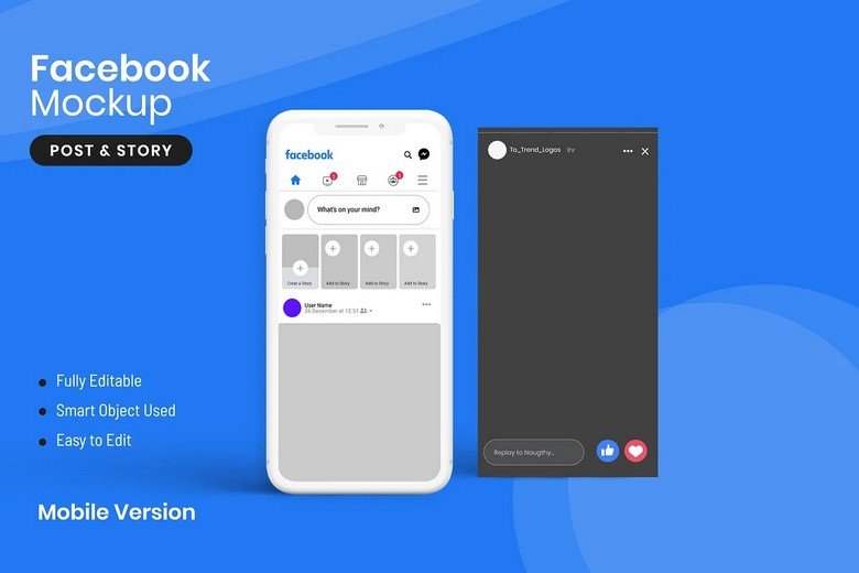 34+ Download Facebook Ad Mockup&nbsp;PSD