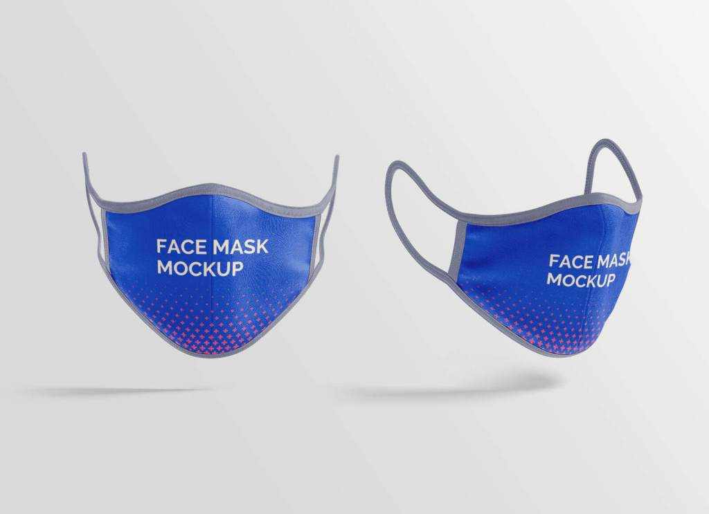 50+ Download Free Face Mask Mockup Psd&nbsp;PSD