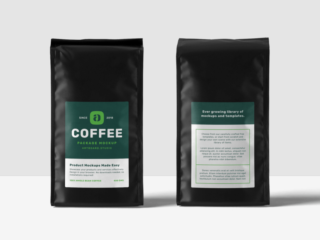 39+ Download Coffee Bag Label Mockup Free&nbsp;PSD