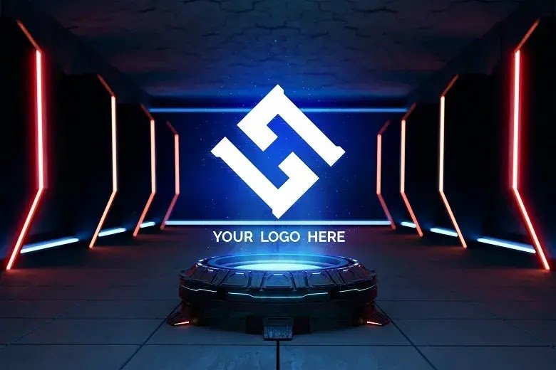 29+ Download Neon Logo Mockup Psd Free&nbsp;PSD