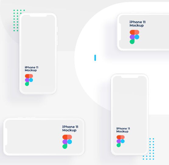 Highest quality mockups for photoshop, sketch and figma. Free Minimalist Iphone 11 Clay Mockup Ai Figma Titanui
