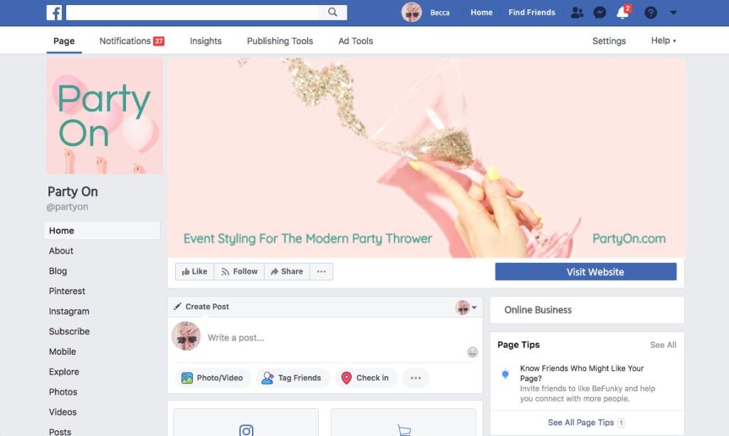 43+ Download Facebook Mockup Page&nbsp;PSD