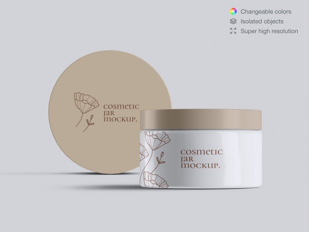 30+ Download Cosmetic Jar Mockup Free Psd&nbsp;PSD
